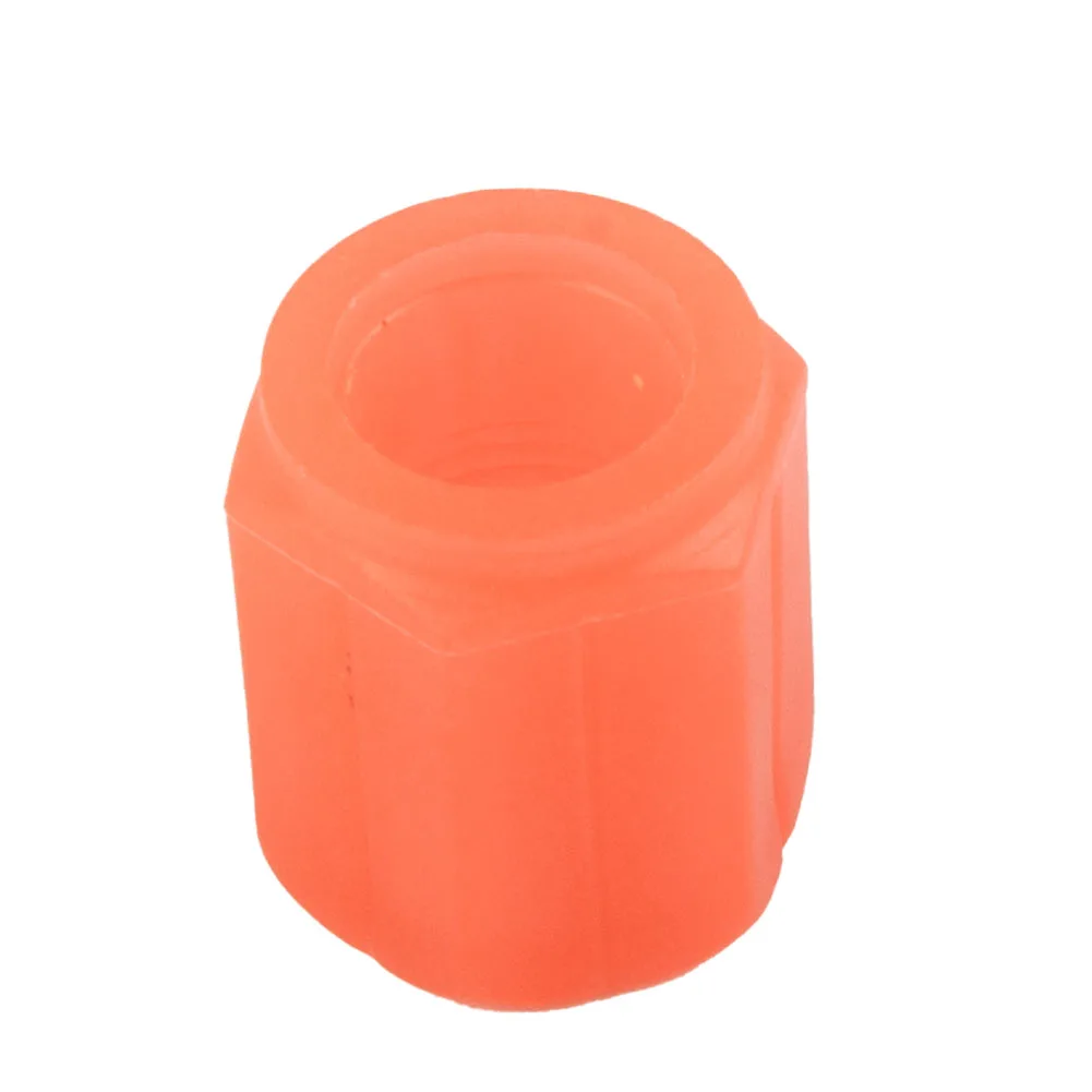 

4 PCS/Set Valve Covers Yellow Fluorescent High-quality Luminous Bike Tire Valve Stem Cap Universal ABS Material