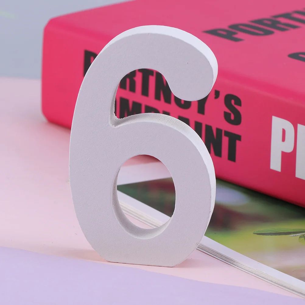 

10pcs Sign 8cm Party Table Display Sign Decorative 0 to Numbers for Table Desk for Wedding Birthday Home Bedroom