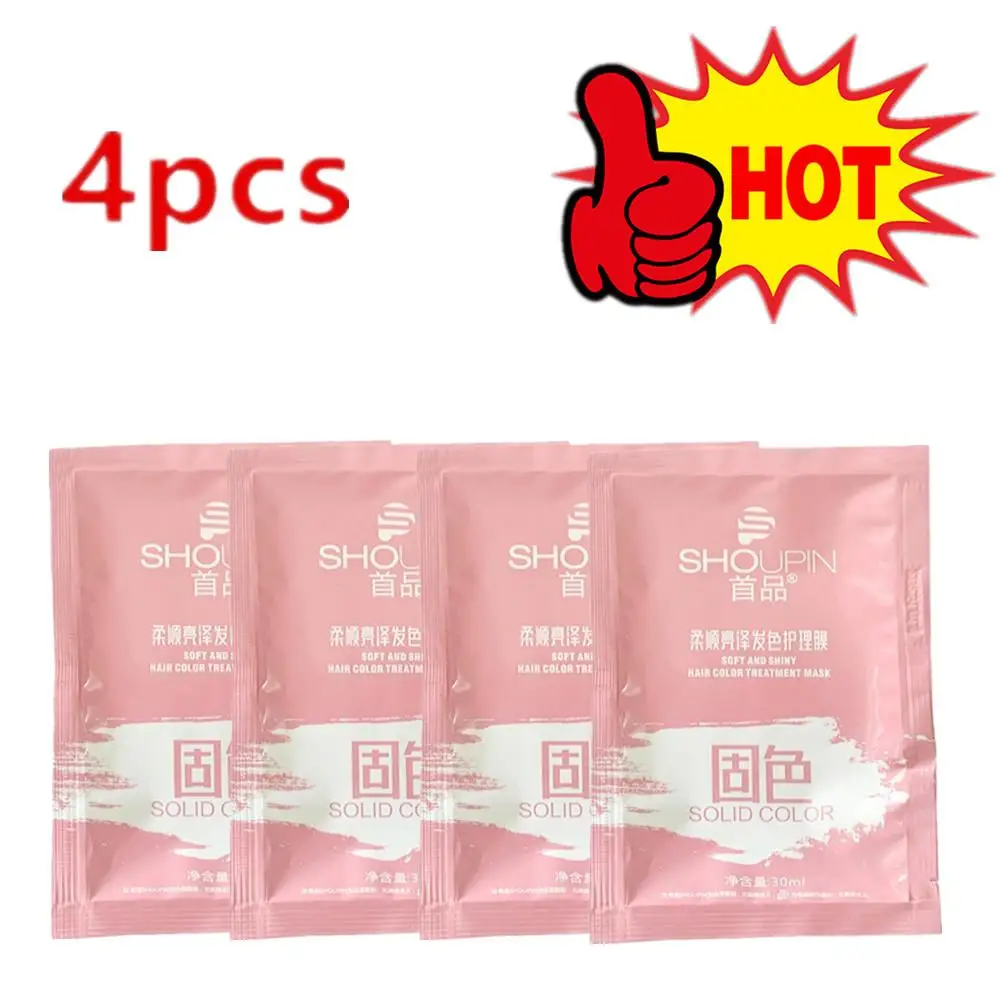 

4PCS Keratin Hair Mask Magical 5 Seconds Repair Damage Frizzy Product Soft Root Treatment Balm Care Scalp Shiny Straighten Hair