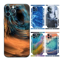 dazzling decal 3m flim for iphone 13 12 11 pro xs max x xr back screen protector film cover wrap colorful durable sticker