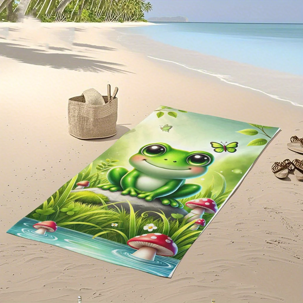 

Cute Frog микрофибра полотенце