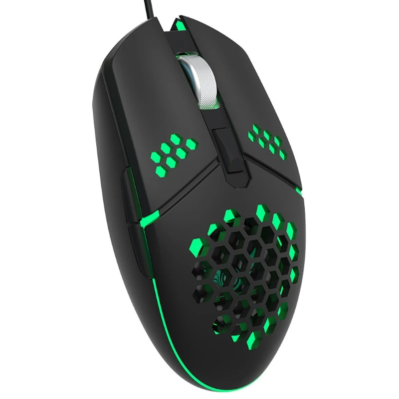 USB-мышь игровая Проводная с RGB-подсветодиодный кой 2000DPI |