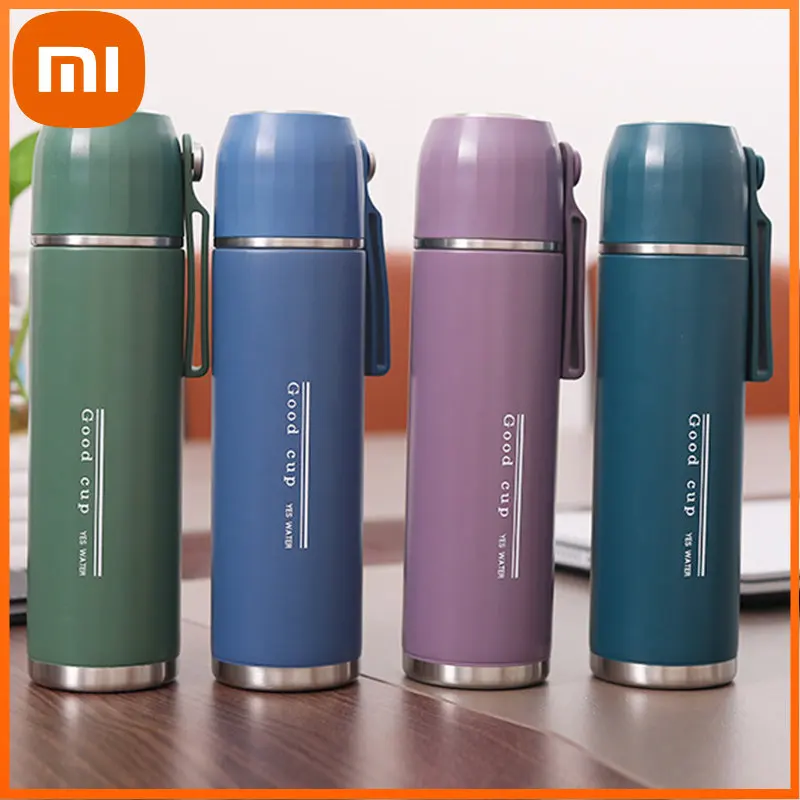 Термокружка Xiaomi мужская деловая кружка с прямым корпусом Спортивная бутылка для