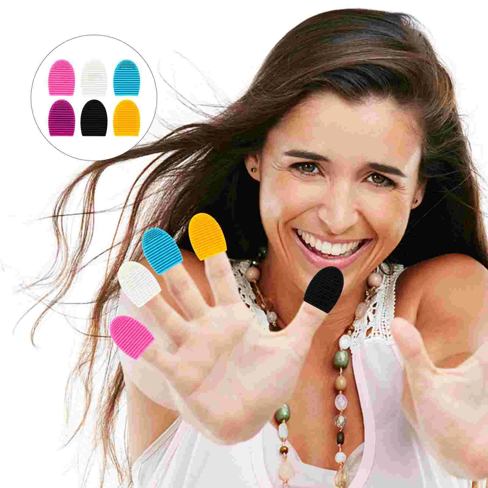 

Brush Makeup Cleaner Pad Matwashing Scrubber Cleaning Brushes Tools Clean Tool Beauty Cleansing Portable Washer Eye Face