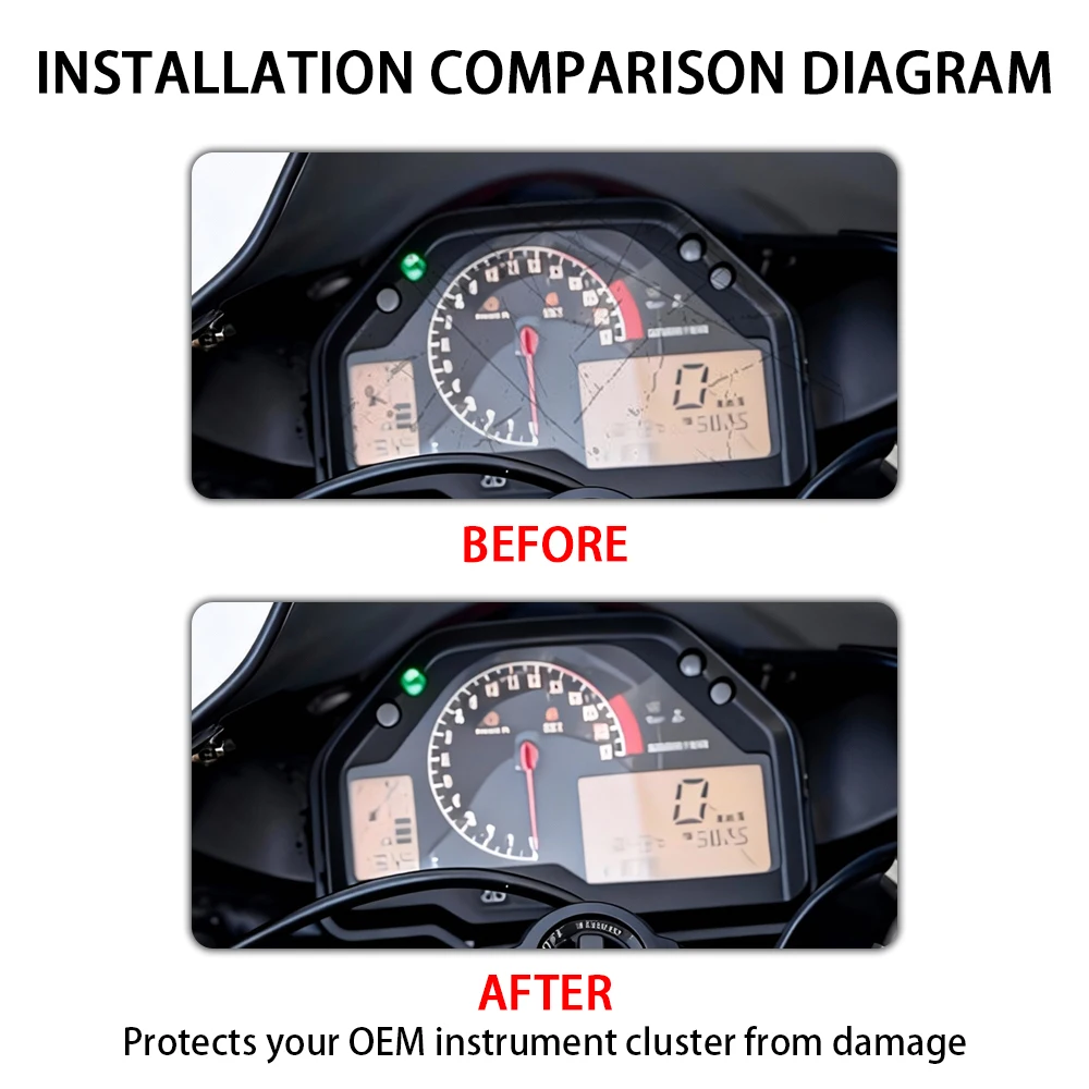 Фото Для HONDA CBR600RR CBR 600RR 600RR 2003-2006 крышка датчика спидометра одометр корпус тахометра крышка приборной панели №2