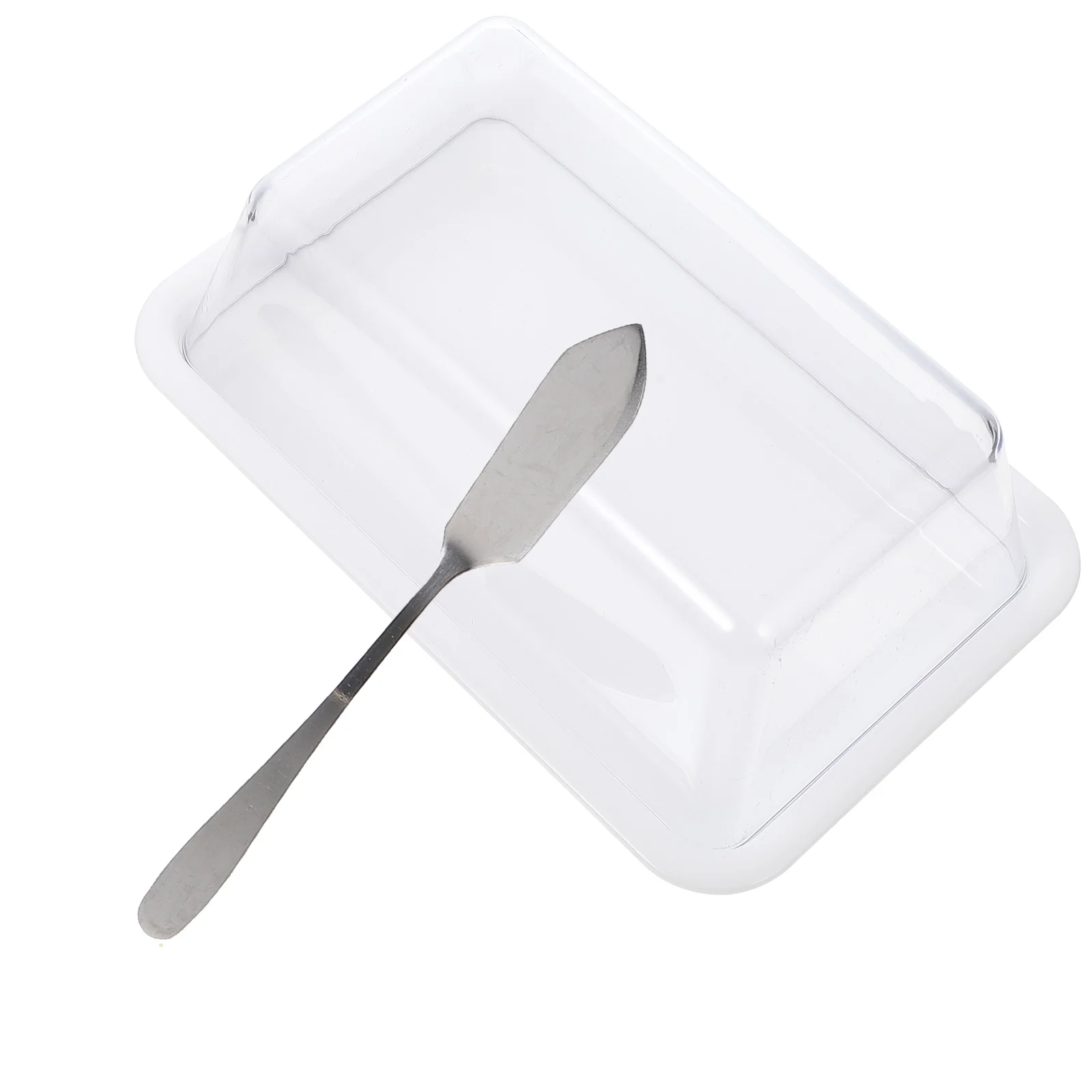 

Butter Dish Plate Cheese Serving Cake Keeper Bowls Box Plasticcovered Container Tray Storage Holder Lid Bowl Case Platter Cover