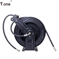high pressure water pipe garden automatic metal industrial washing wire pipe water air hose reel
