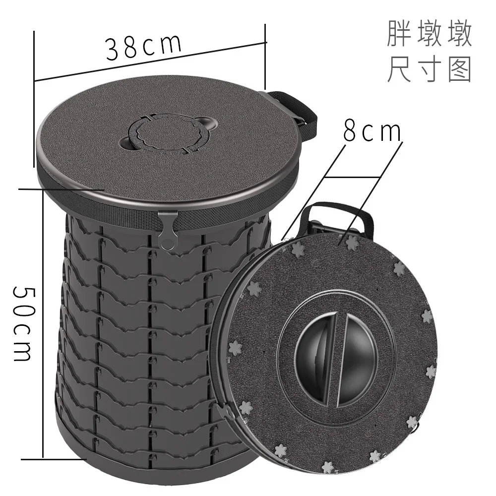 Выдвижной портативный туалет дорожный уличный для кемпинга горшок взрослых