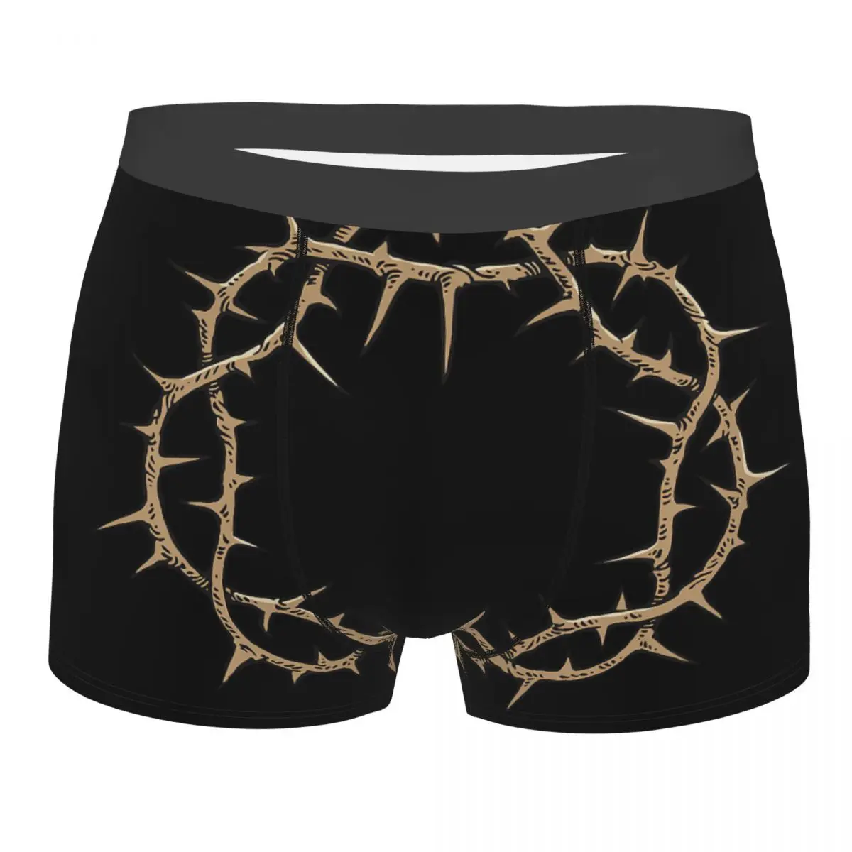 

Crown Of Thorns Underpants Breathbale Panties Male Underwear Print Shorts Boxer Briefs