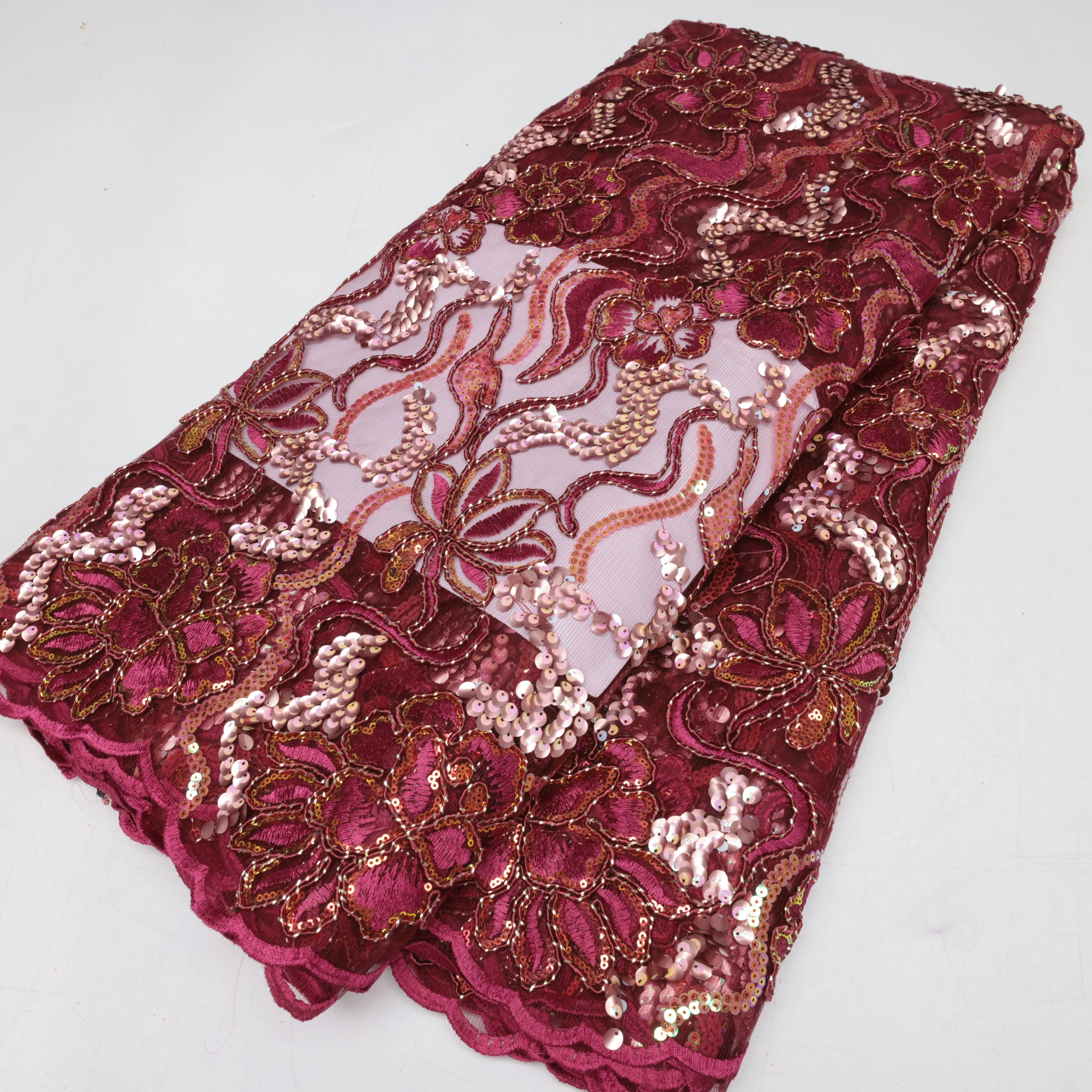 Высококачественная африканская кружевная ткань от PGC LACE Elegant с блестками