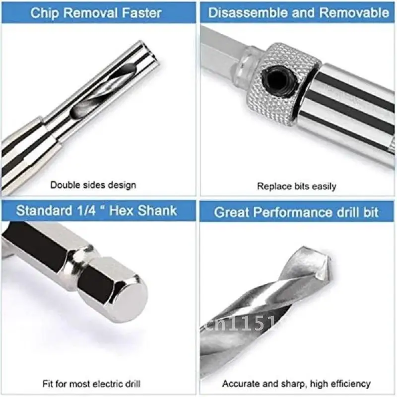 Селфи-фрезы Zezzo®Инструменты для деревообработки позиционирования отверстий в