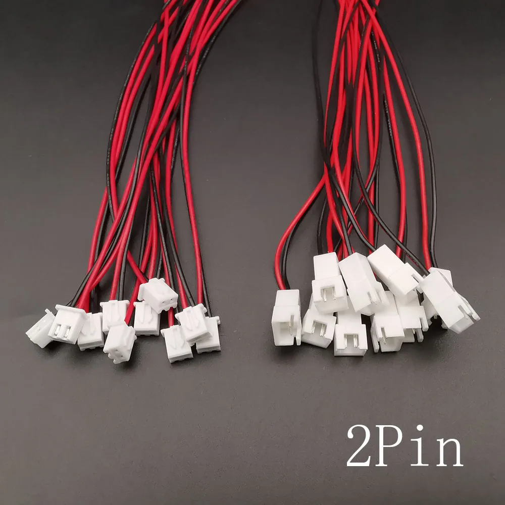 

10 пар XH 2,54 2P 3P 4P 5P 6Pin Micro JST Кабельный разъем «папа» Женская розетка JST 2,54 мм Длина провода 10 см 20 см