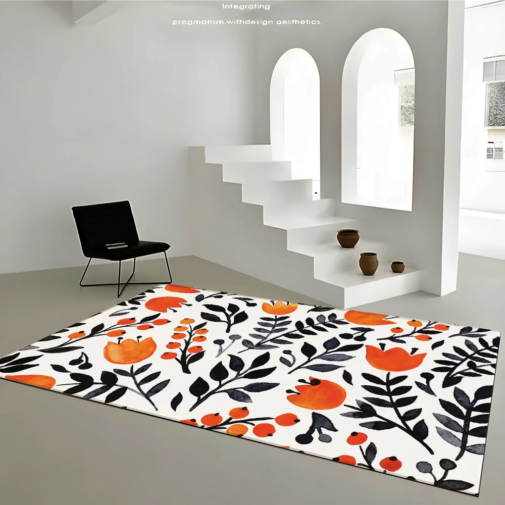 

Luxury Kitchen Entrance Doormat Home Bedroom Floor Decoration Hallway Mat Balcony Bathroom Anti-Slip Carpet Modern Printing Rug