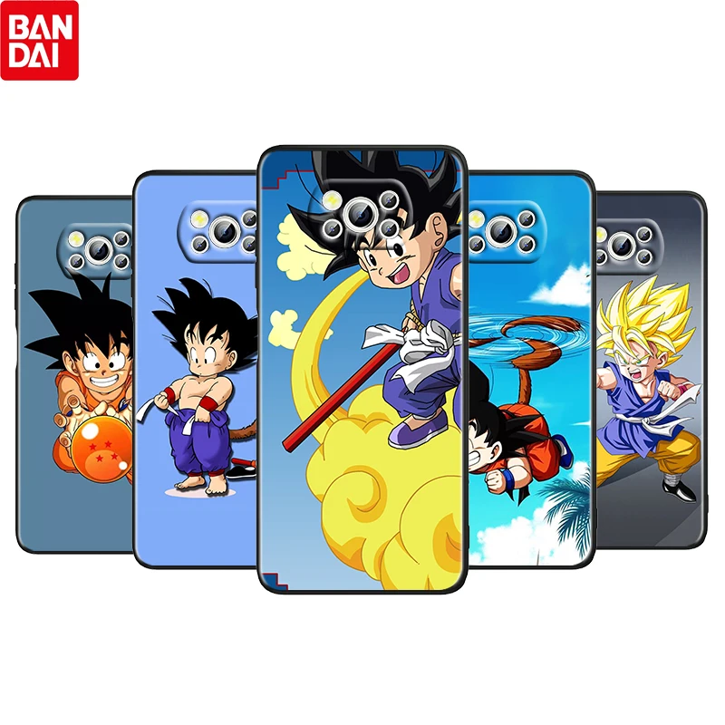 

Anime Dragon Ball Goku Boy For Xiaomi Poco X3 NFC F3 GT M4 M3 M2 F2 X2 Pro Silicone Soft Black Phone Case Funda Coque Capa Cover