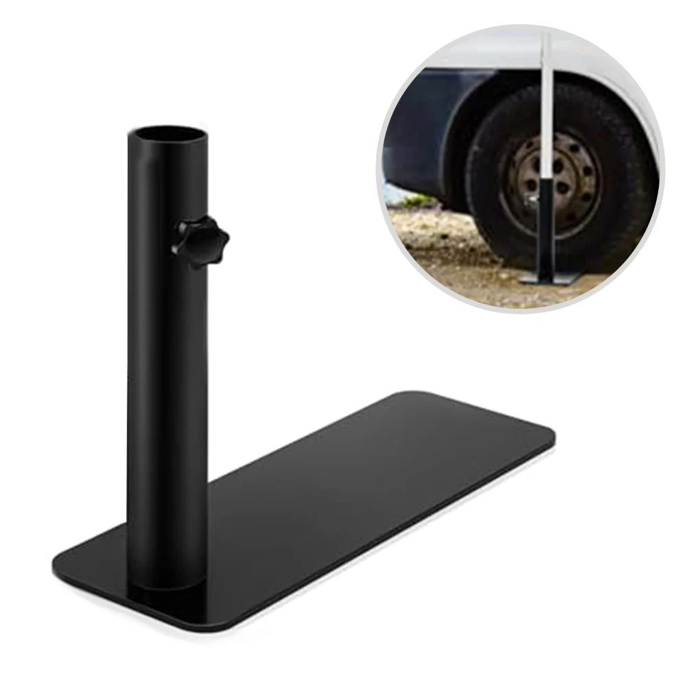 Сверхмощный стальной портативный флагшток держатель для крепления на шину