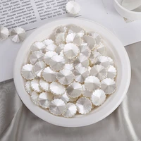 bauhinia petals shaped pearls abs imitation pearls cream pearls loose beads for diy brooch earring necklace jewelry accessories