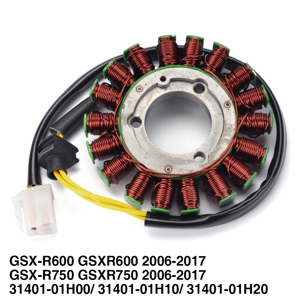 Катушка статора мотоцикла для Suzuki GSXR600 GSXR750 GSX R GSXR 600 750 Φ 2006-2017 катушка магнитного