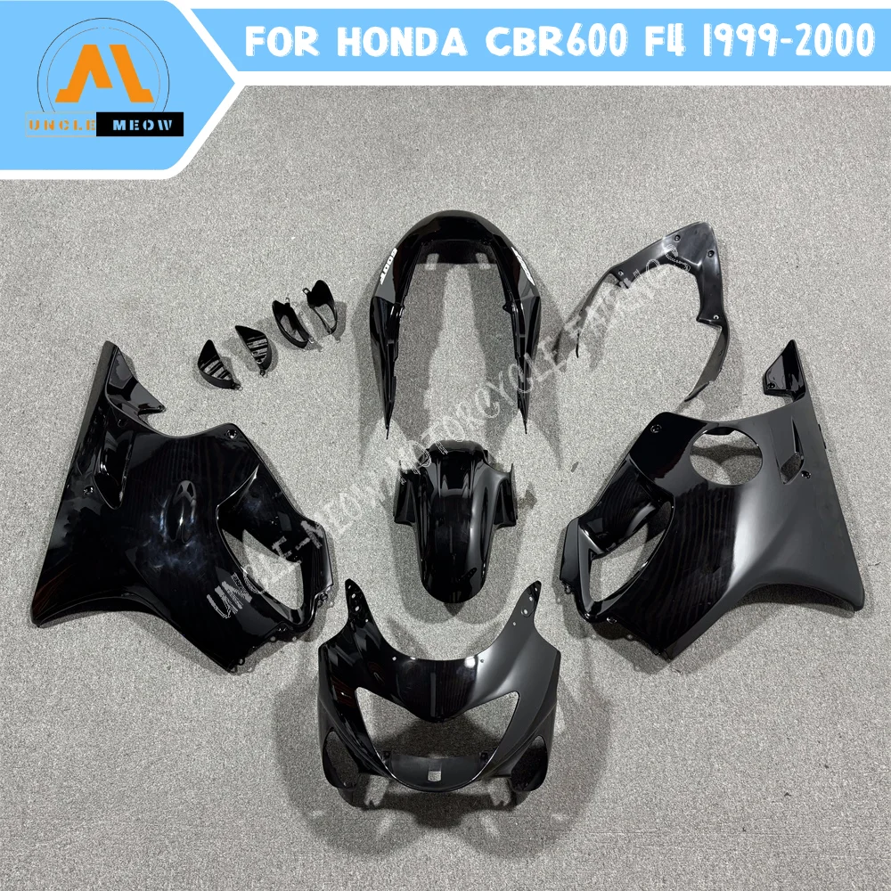 Фото Комплект обтекателей для мотоцикла Подходит для HONDA CBR600 F4 1999 2000 CBR 600 99 00 настраиваемый высококачественный АБС-пластик полный комплект кузова №1