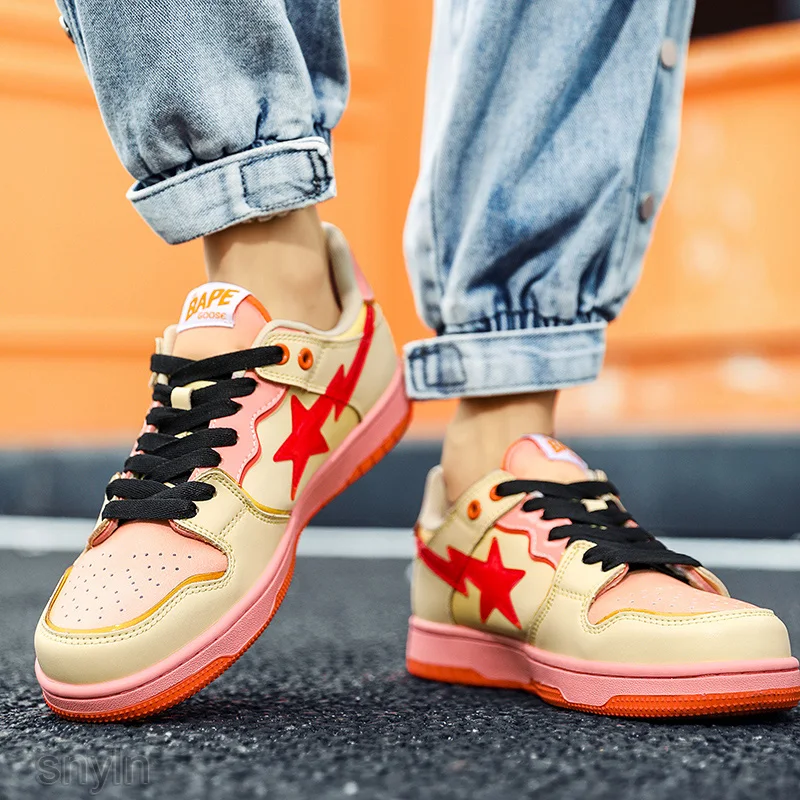 2022 China Brand BapeGoose Skate 8 Star Men and Women Sneakers Women Trainers Runners Low Walking Running Shoes