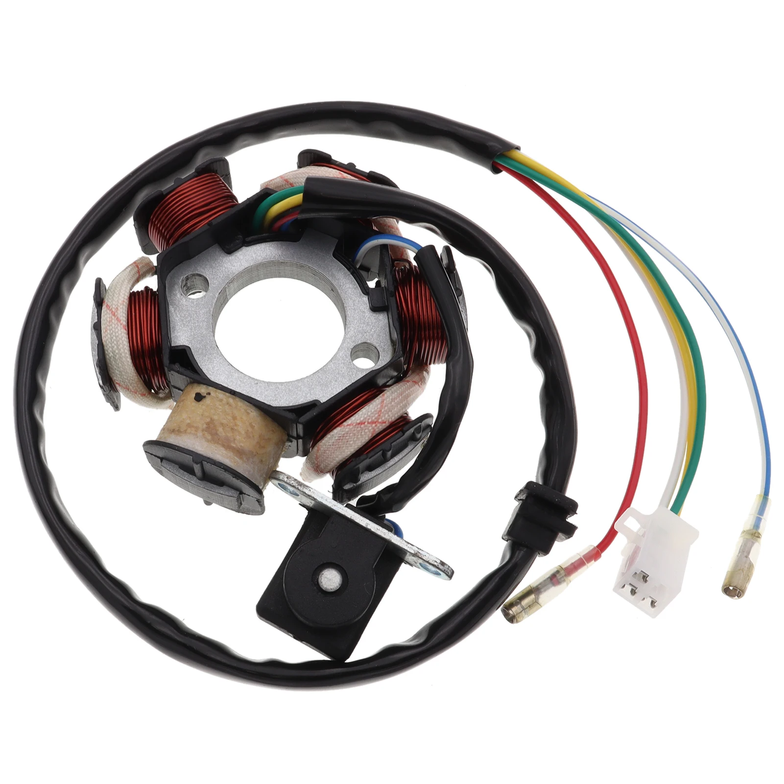 

1 шт. 6 катушек магнитный маховик Статор для 50 куб. См 70 куб. См 90 куб. См 110 куб. См 125 куб. См яма квадроцикл мотовездеход багги