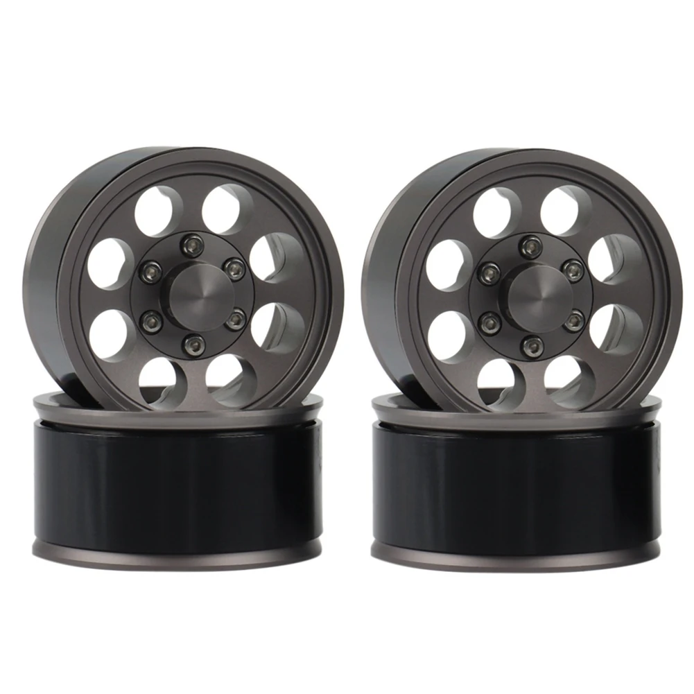 

4 шт. 1,55 металлический обод колеса Beadlock для 1/10 RC Crawler Car Axial Jr D90 CC01 LC70 JIMNY,4