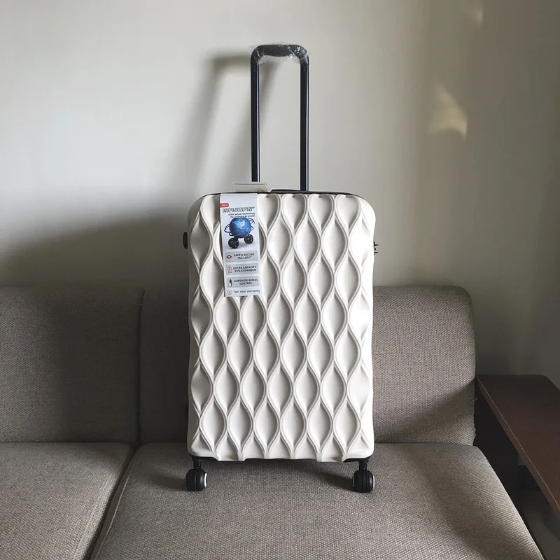 Fashion Luxury Bird'S Nest Luggage Niche Design Password Luggage Travel Universal Wheel Anti-Scratch Trolley Case