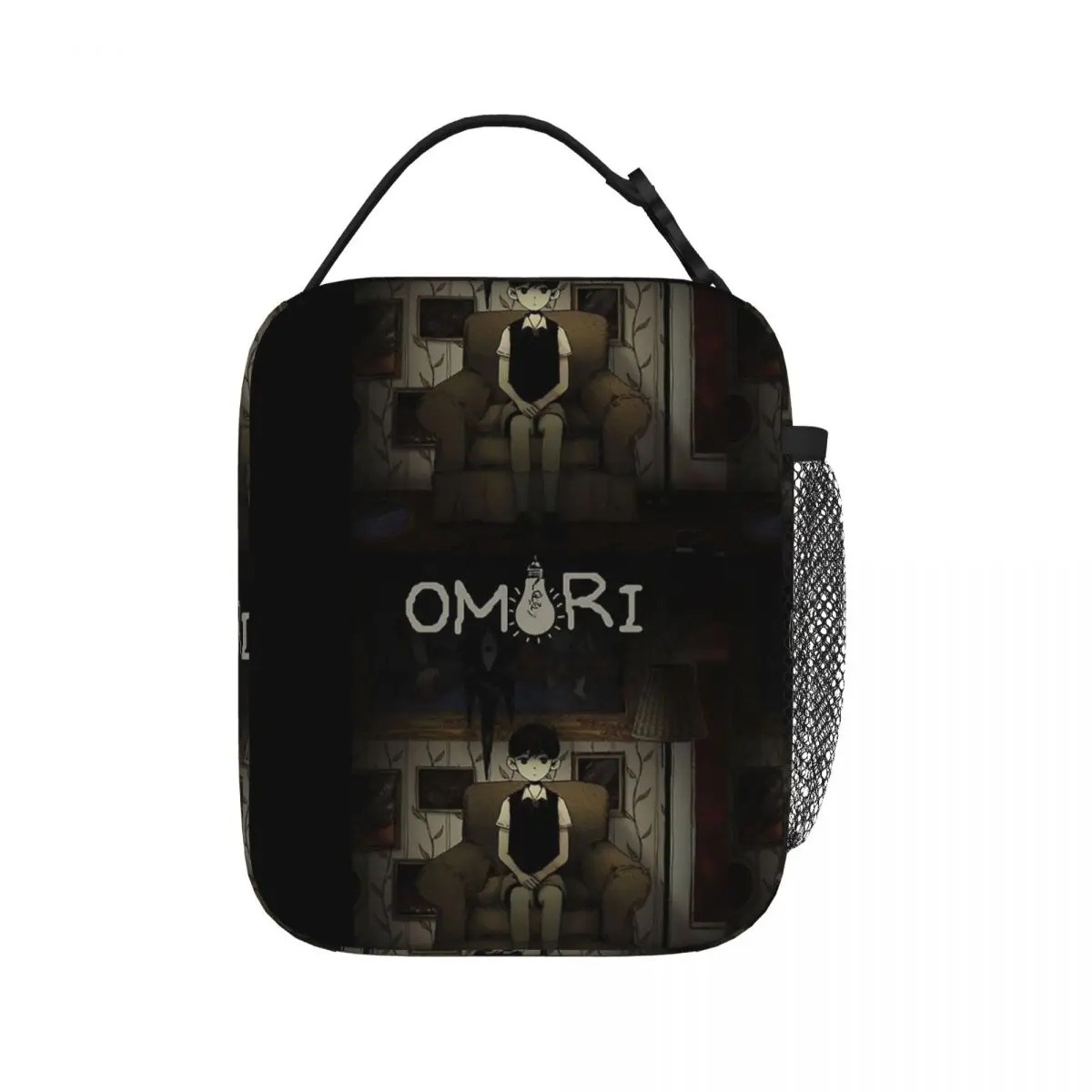 

Omori Anime Video Game Insulated Lunch Bags Resuable Picnic Bags Thermal Cooler Lunch Box Lunch Tote for Woman Children School