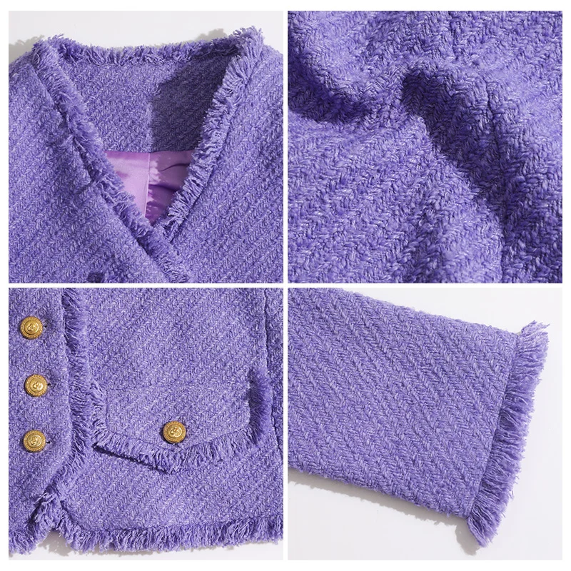 Рисунок 6 - Женская твидовая куртка с V-образным вырезом