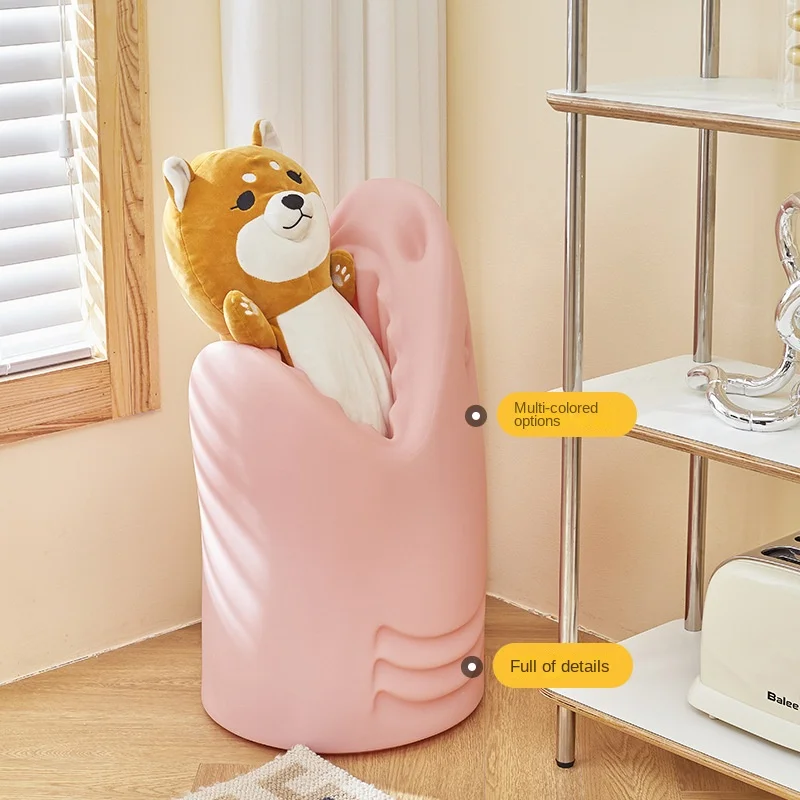 Сетчатый красный зонт Ins Акула дизайнерский в скандинавском стиле стойка для