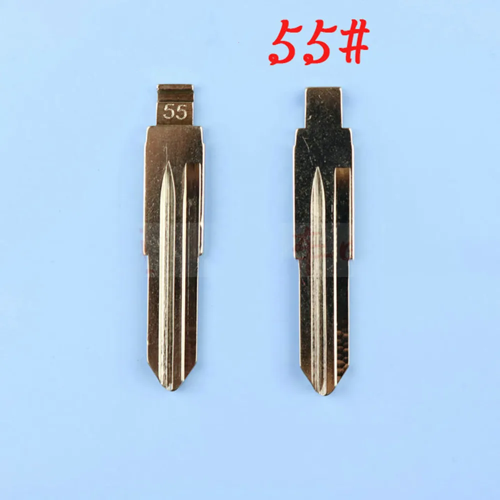 

Keychannel 10 шт./лот #55 KD лезвие автомобильного ключа, необработанный откидной ключ для KD NO.55 KEYDIY VVDI Xhorse для Chery QQ3 слесарный инструмент