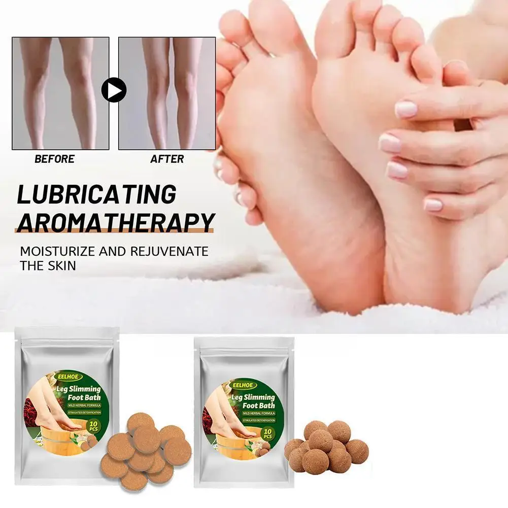 

Модернизированный лимпатический дренажный имбирный раствор для ног 10 шт., порошок для ног, спа-ванночка для ног A0O9