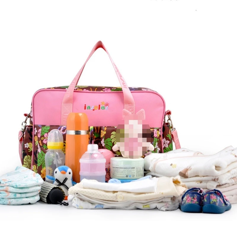 

Multifunctional Diaper Bag Single Shoulder Mummy Bag Large Capacity Maternity Baby Bottle Bag Portable Newborn Organizer