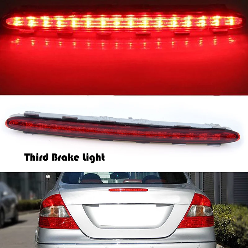 

1pc Car LED Rear Stop Light High Mount Third Brake Light Car Accessories Fit For Mercedes-Benz CLK W209 2002-2009 2098201056