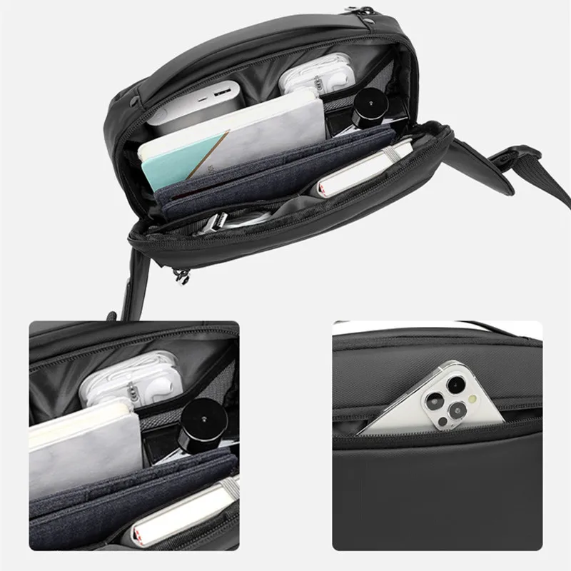 Сумка-мессенджер для мужчин многофункциональная модная Водонепроницаемая