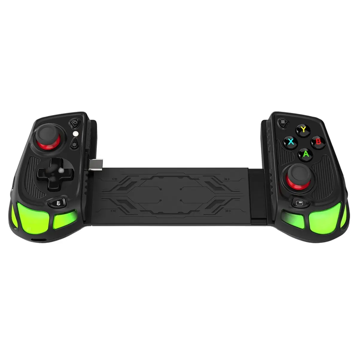 Фото Игровой контроллер DT90 New AB05 Type-C RGB, проводной, Bluetooth, с функцией растяжения, для Android и iOS, с турбо-режимом и автоматической стрельбой №2