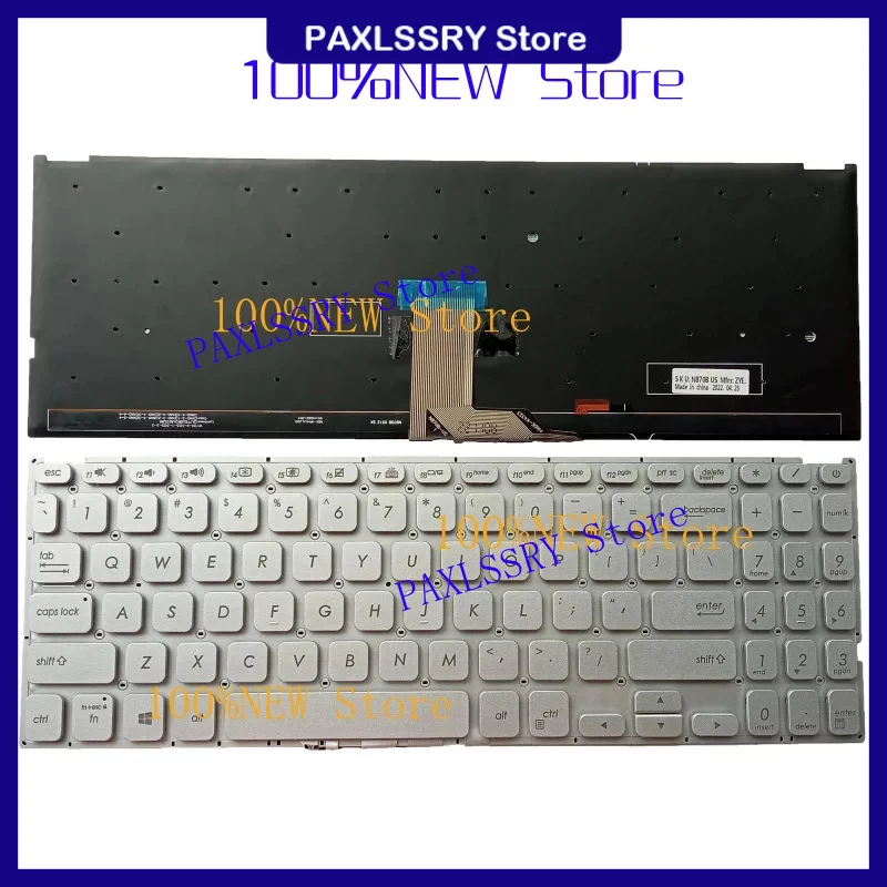Фото Клавиатура с подсветкой (США) для Vivobook F512 F512DA F512J F512UA X512 X512D X512U №1