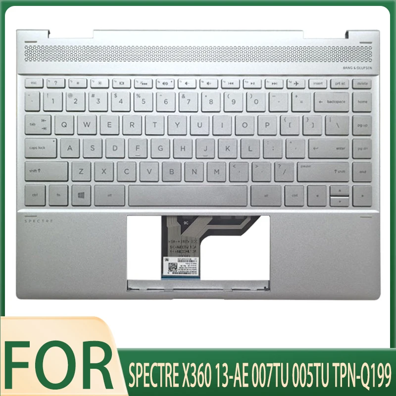 Новая оригинальная английская клавиатура для Spectre X360 13-AE TPN-Q199 замена чехла упора