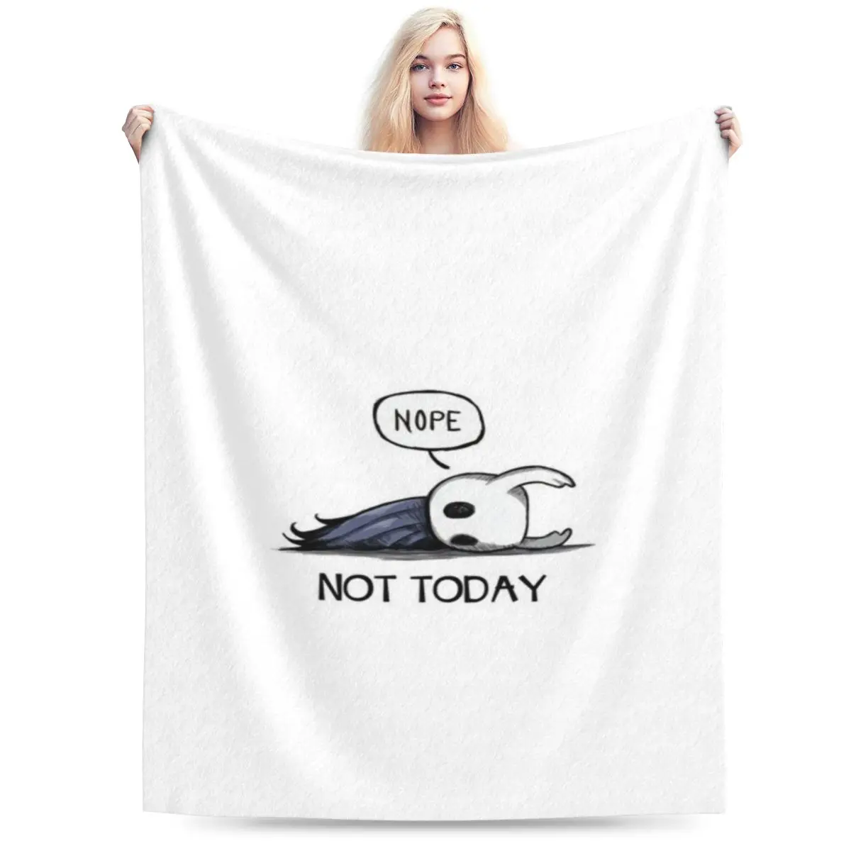 Полое рыцарь НОП не сегодня ультра-мягкое Флисовое одеяло