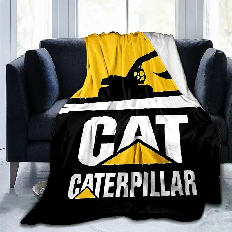 Одеяло Caterpillar CAT Blanket Excavator Daddy Gifts Christmas