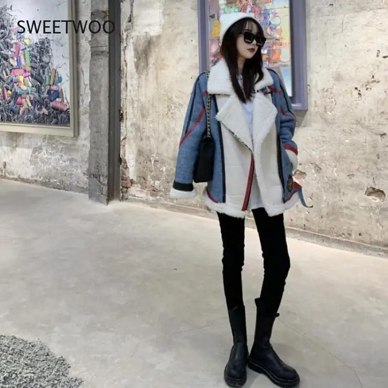 Coats Jackets Women Faux Fur Teddy Outerwear Female Overcoat Bomber Jacket Winter Coat Fashion Vintage Suit Harajuku Gothic 2022