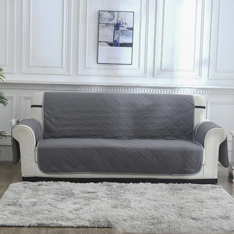 

Sectional Sofa Couch Cover Pet Dog Kids Mat Stretch Elastic Recliner Furniture Protector Water Resistance Anti-Slip New Style
