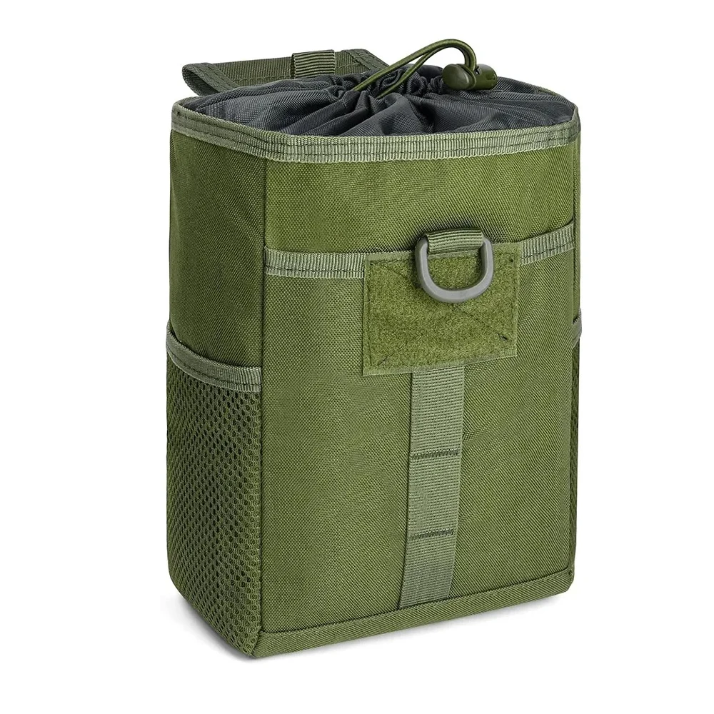 

Tactical Molle Drawstring Magazine Dump Pouch Adjustable Military Utility Waist Holster Bag Outdoor Ammo Pouch Tactical Tool