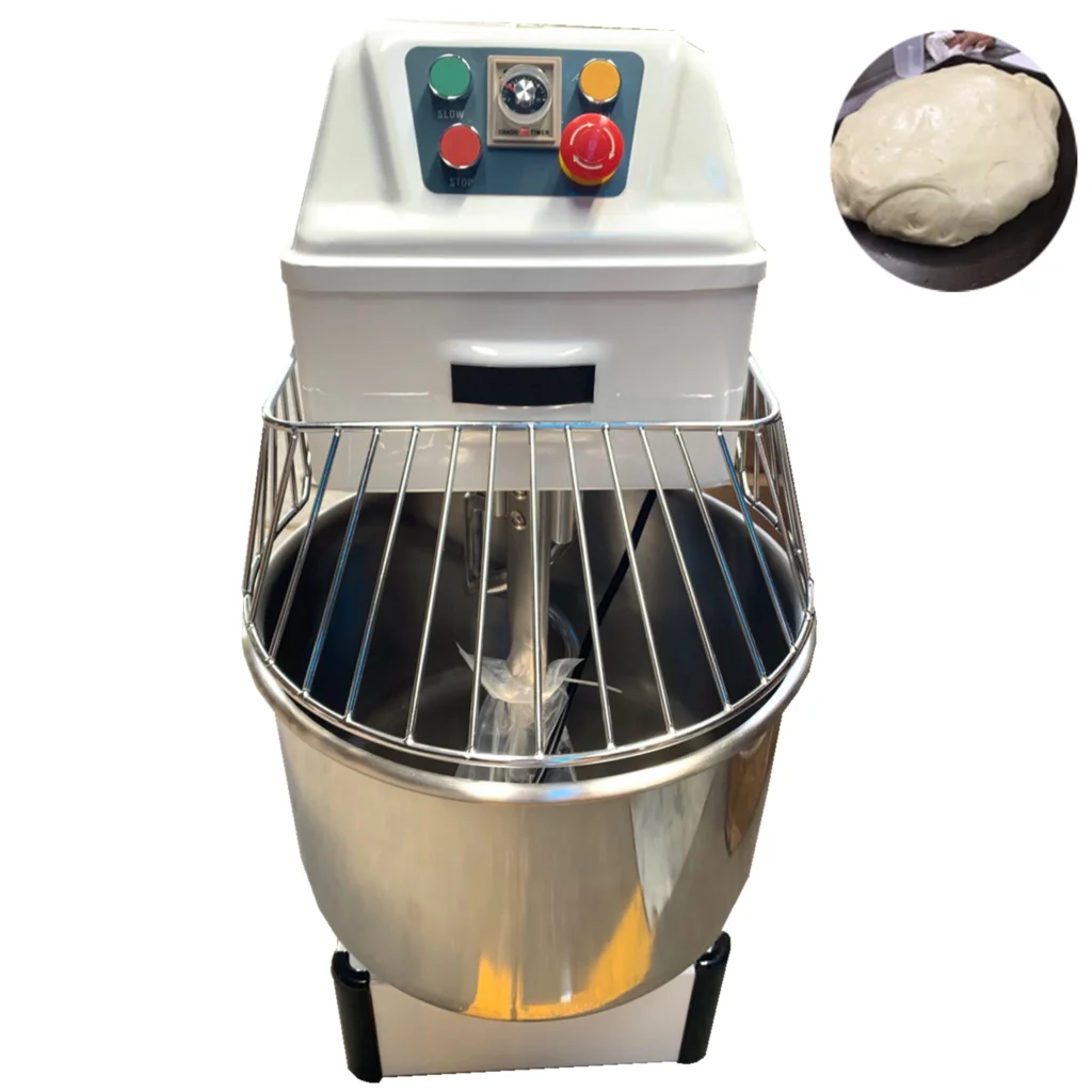 

60L Commercial Spiral Dough Mixer Flour Dough Kneader for Bakery Dough Kneading Machine with Different Capacity Options