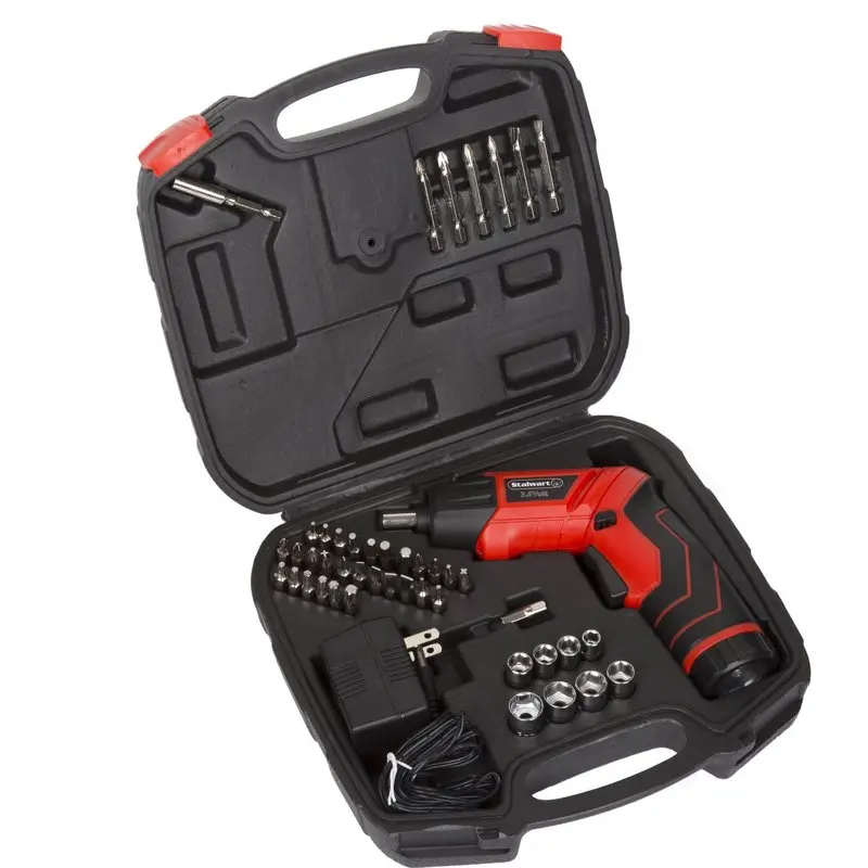 

45-Piece Pivoting 3.6V Cordless Electric Screwdriver Kit with Case