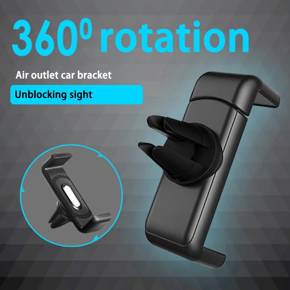 universal cellphone holder car air outlet mount clip for mobile phone holder abs car mount phone support interior accessories free global shipping