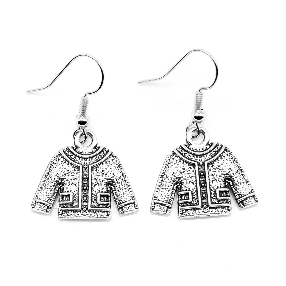 1 пара винтажных сережек 18 х21 мм