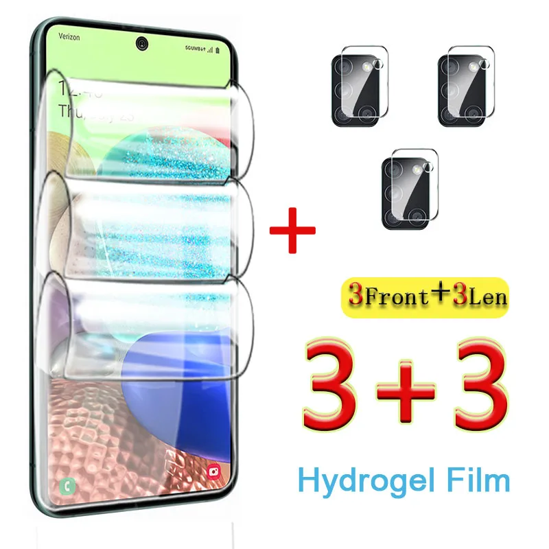 

Hydrogel Film For Samsung Galaxy A71 A51 A31 A21 A21S A12 Screen Protector Sansung A72 A52 A42 A32 A 71 51 31 72 52 Camera Glass