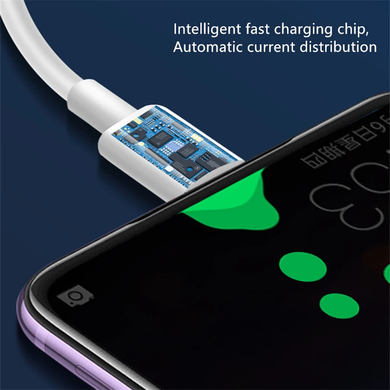 Фото Супербыстрый зарядный кабель USB Тип C 66 Вт 6 А, зарядное устройство, шнур для Huawei Mate 40 50 Xiaomi 11 10 Pro, аксессуары для телефона №5