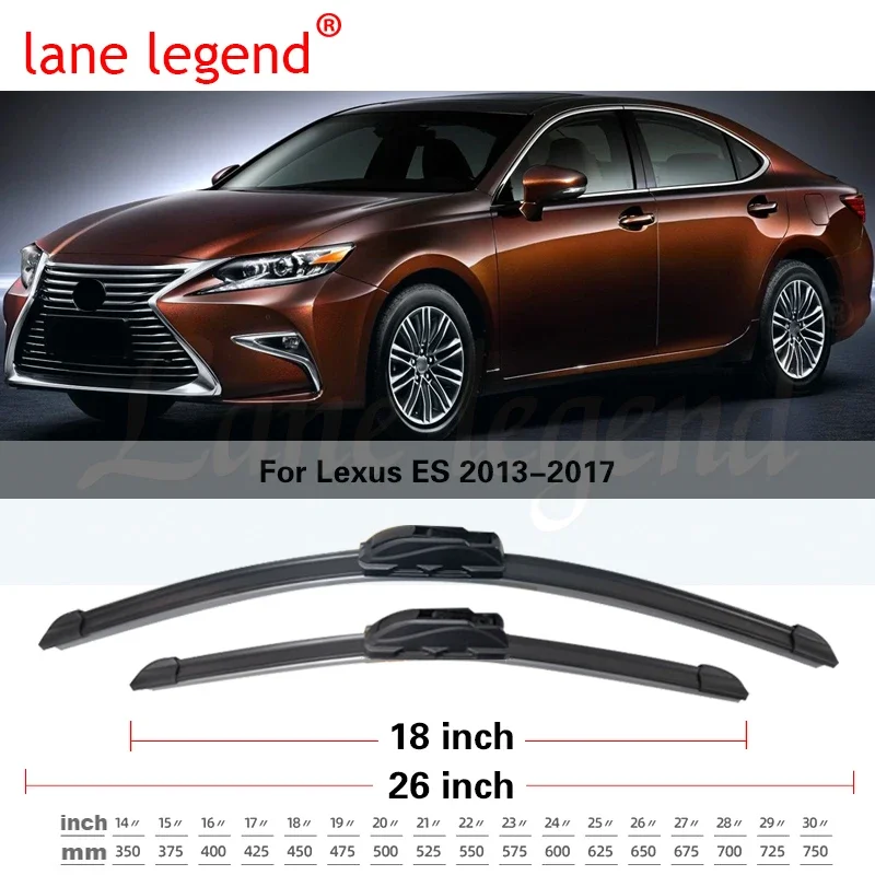 

Щетки стеклоочистителя автомобиля для Lexus ES ES250 ES300h ES350 2013 ~ 2017 2015 2016 XV60 250 300h 350 Передние стеклоочистители Автомобильные аксессуары
