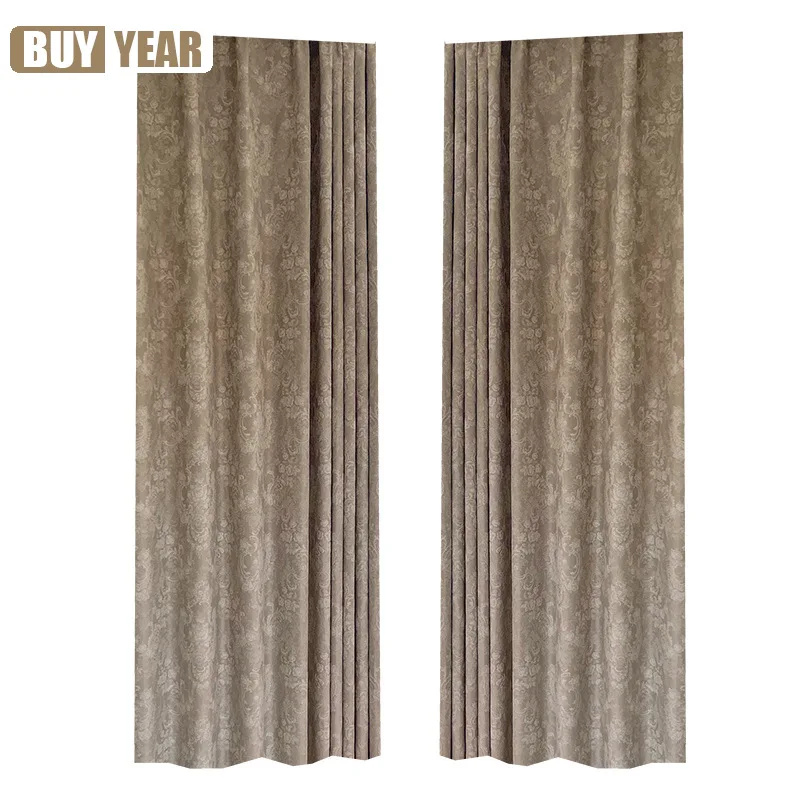 Французские жаккардовые шторы Rococo Rose высококачественные утолщенные из шенилла в